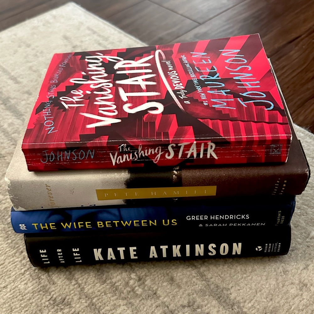 Mystery & History Books Book Stack